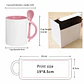 Caja de 36 Tazas de Cerámica con Cuchara de Té 11oz de Sublimacion Amarilla - Miniatura 5