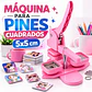 Maquina de Imanes PVC Rosada Matriz Cuadrada 5x5cm - Miniatura 4