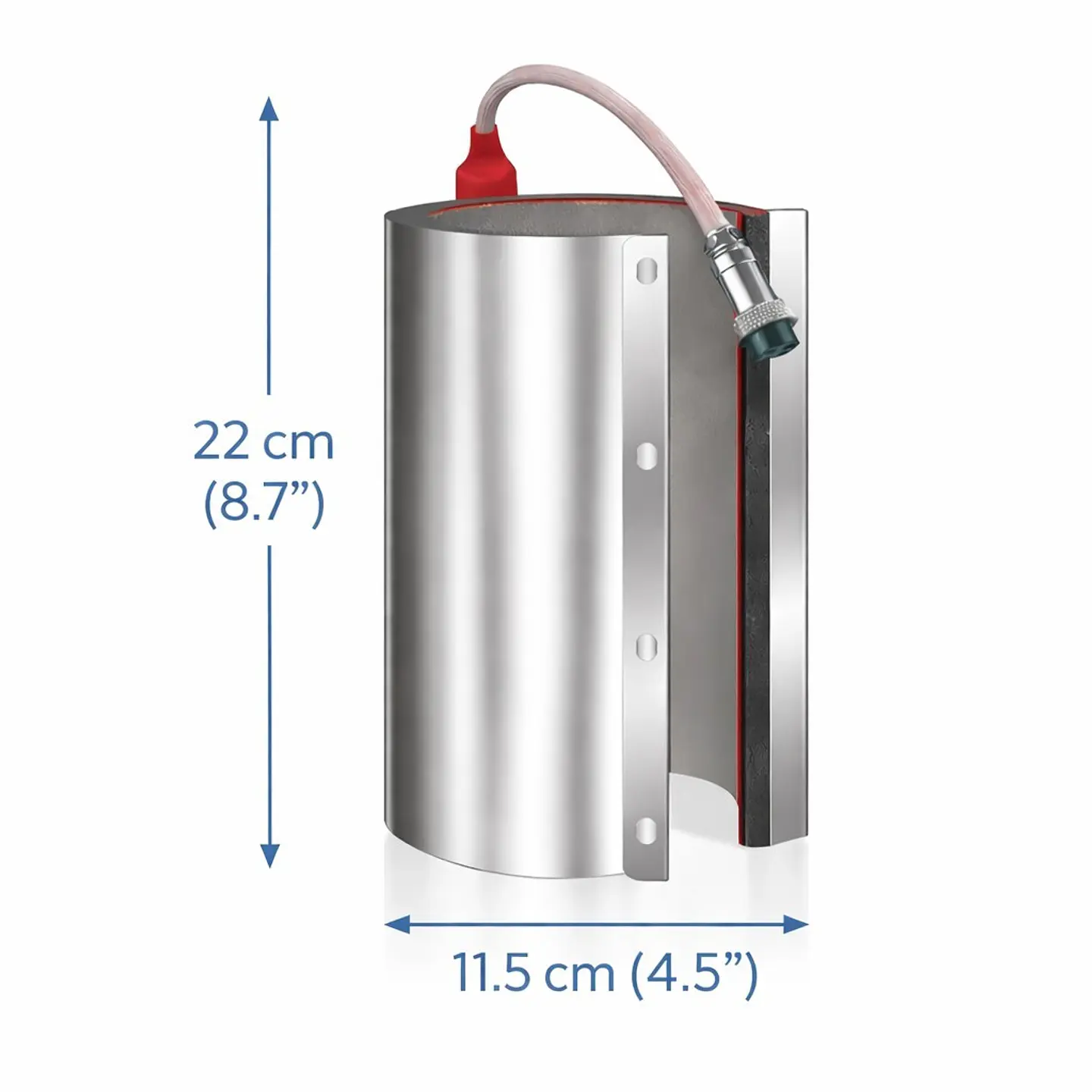 Resistencia Para Estampadora De Termos 20oz Recta 220v 300w Sublimación Tumbler 4 Pines 7