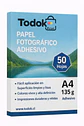 Papel Fotográfico Adhesivo A4 50H 135g - Miniatura 2