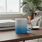 Taza Cerámica Glitter Azul para Sublimación 11oz Pack 36 Unidades - Miniatura 3