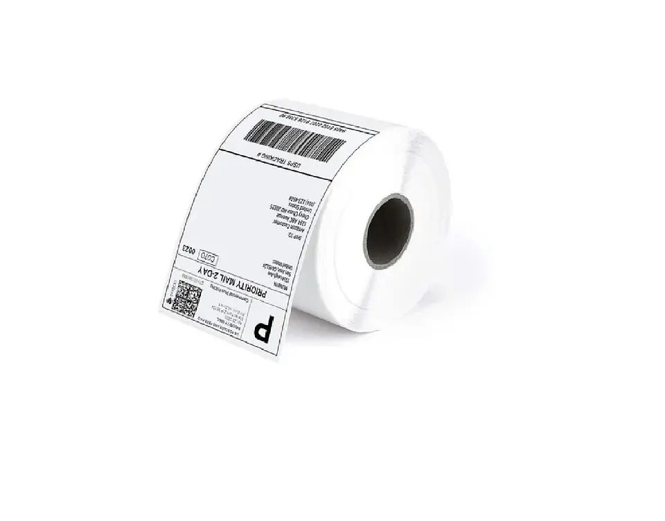 Rollo Etiqueta Auto-adhesiva Térmica Blanca 60x40 Mm X 800un 2