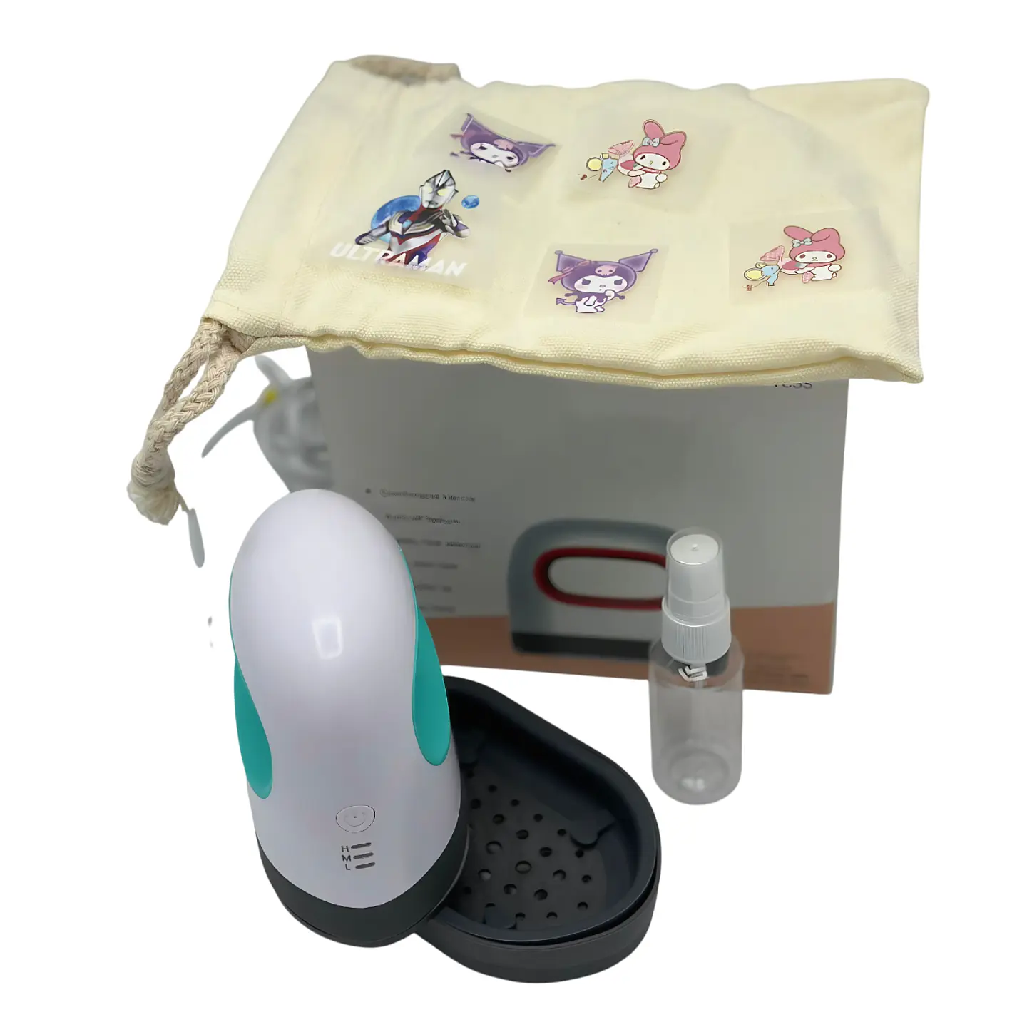Plancha Estampadora Mini Portátil Transfer Sublimación Vinil Color Verde Claro 8