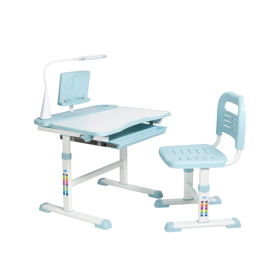 Escritorio de estudios Reclinable Ajustable Niños Azul / Todokcl 2