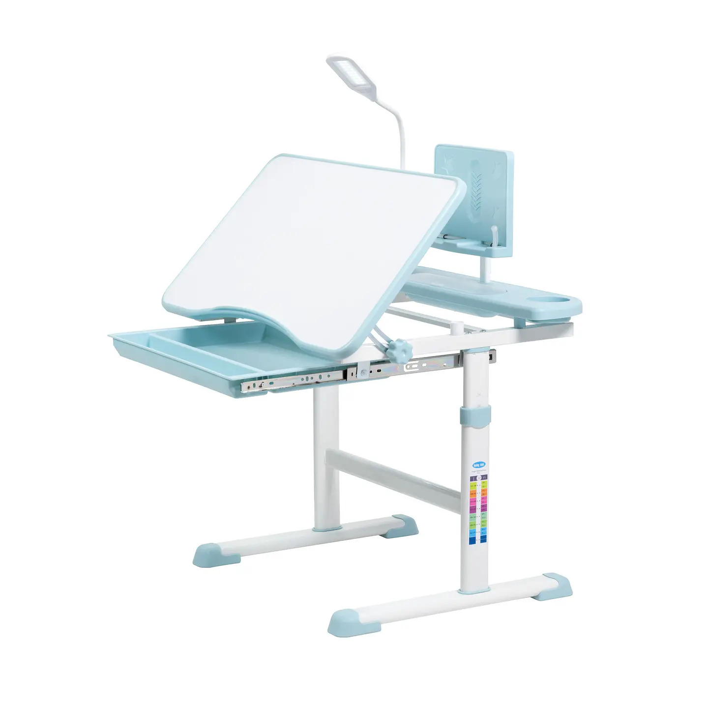 Escritorio de estudios Reclinable Ajustable Niños Azul / Todokcl 3
