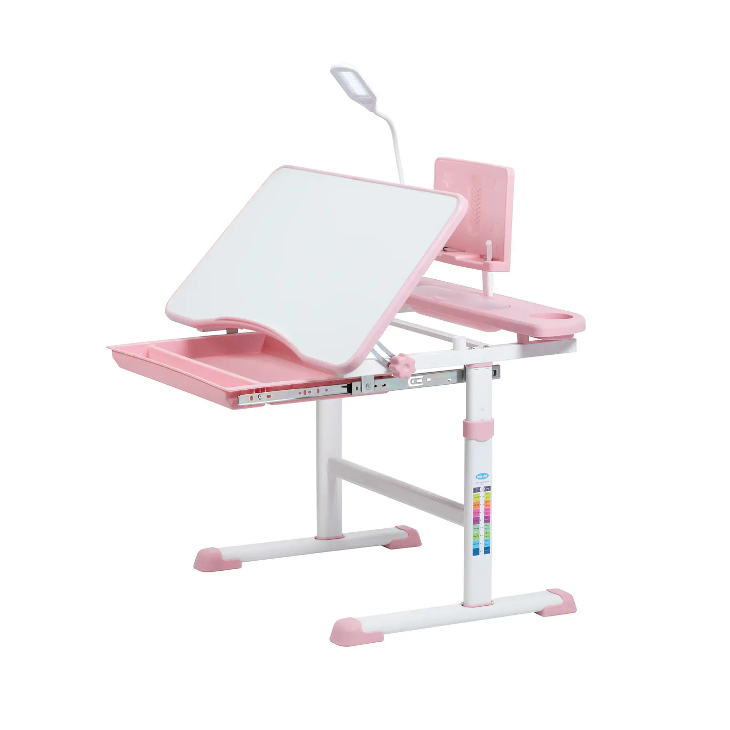 Escritorio de estudios Reclinable Ajustable Niños Rosa / Todokcl 2