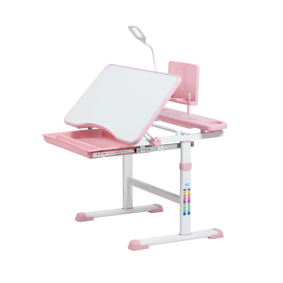 Escritorio de estudios Reclinable Ajustable Niños Rosa / Todokcl 2