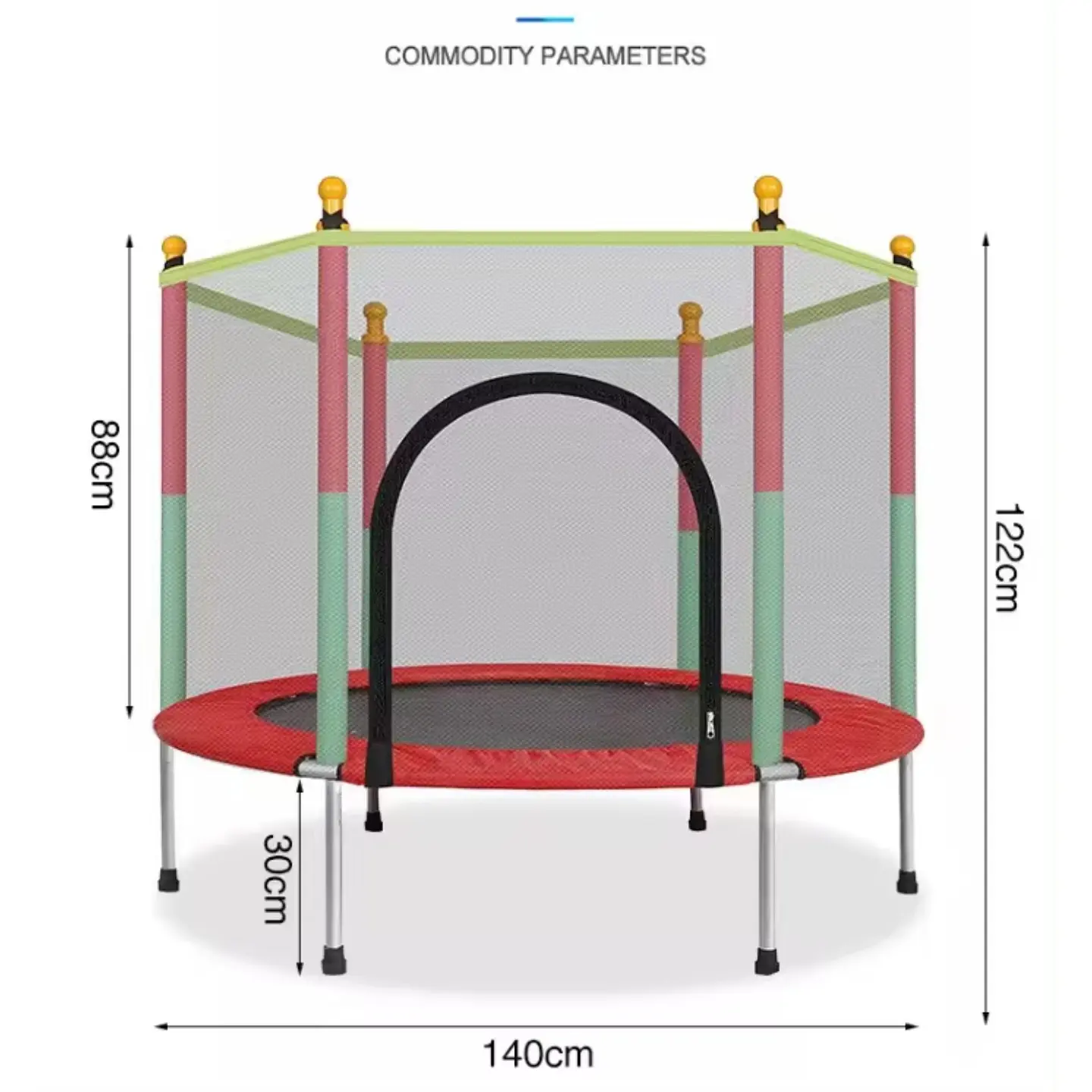 Mini Cama Trampolín Elástica Pequeña Para Niños / Todokcl 5