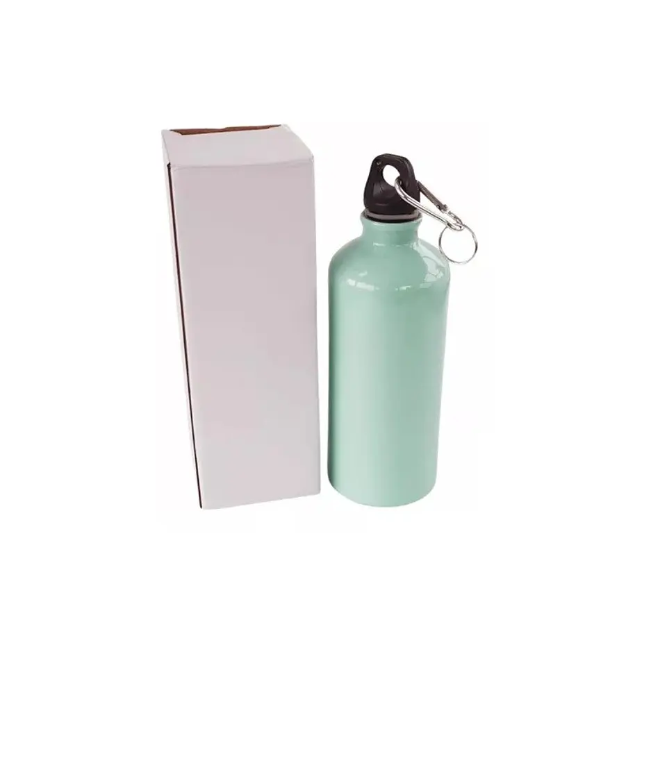 Botella De Aluminio Para Sublimación 600ml Premium + Caja 2