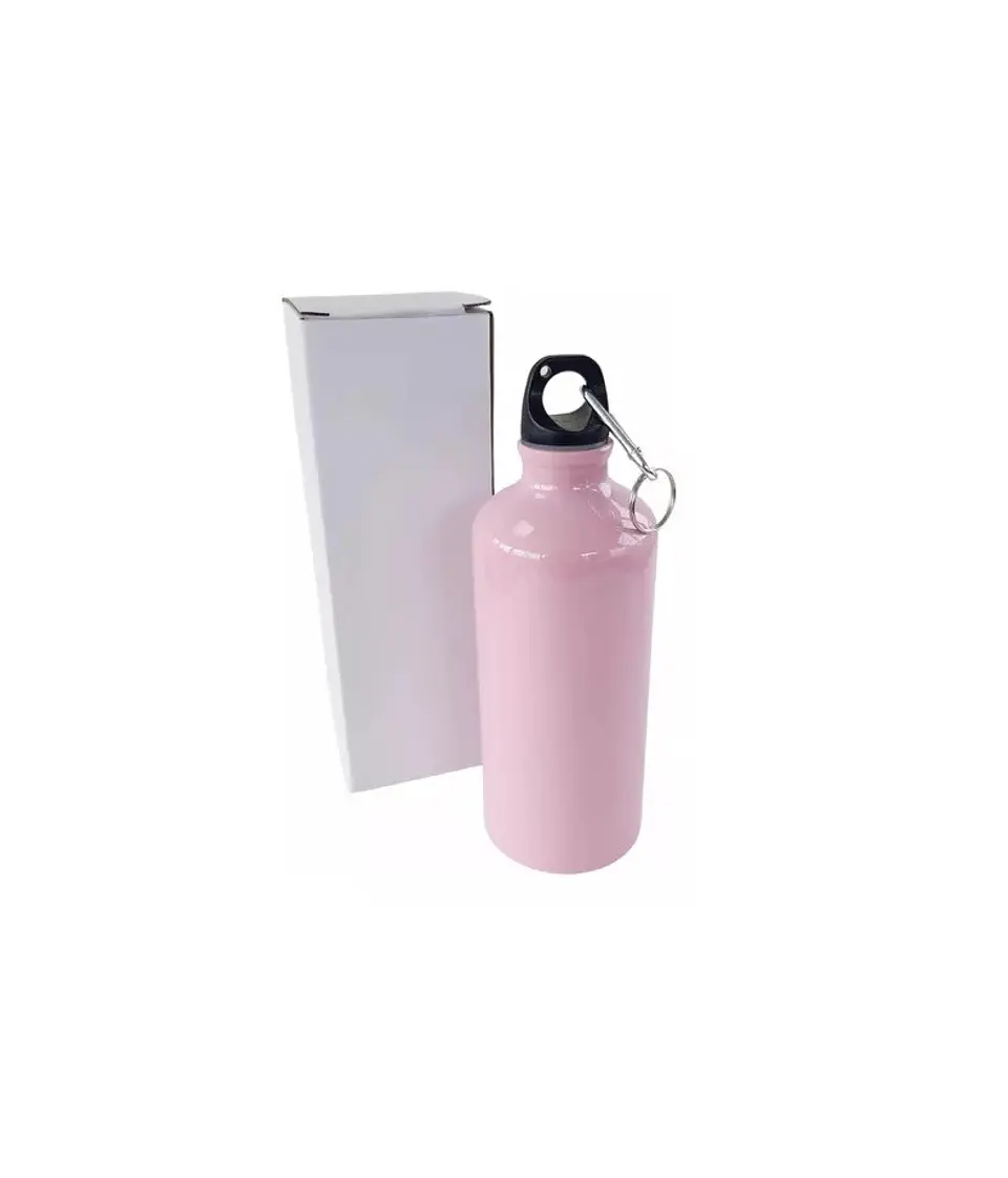 Botella De Aluminio Para Sublimación 600ml Premium + Caja 3