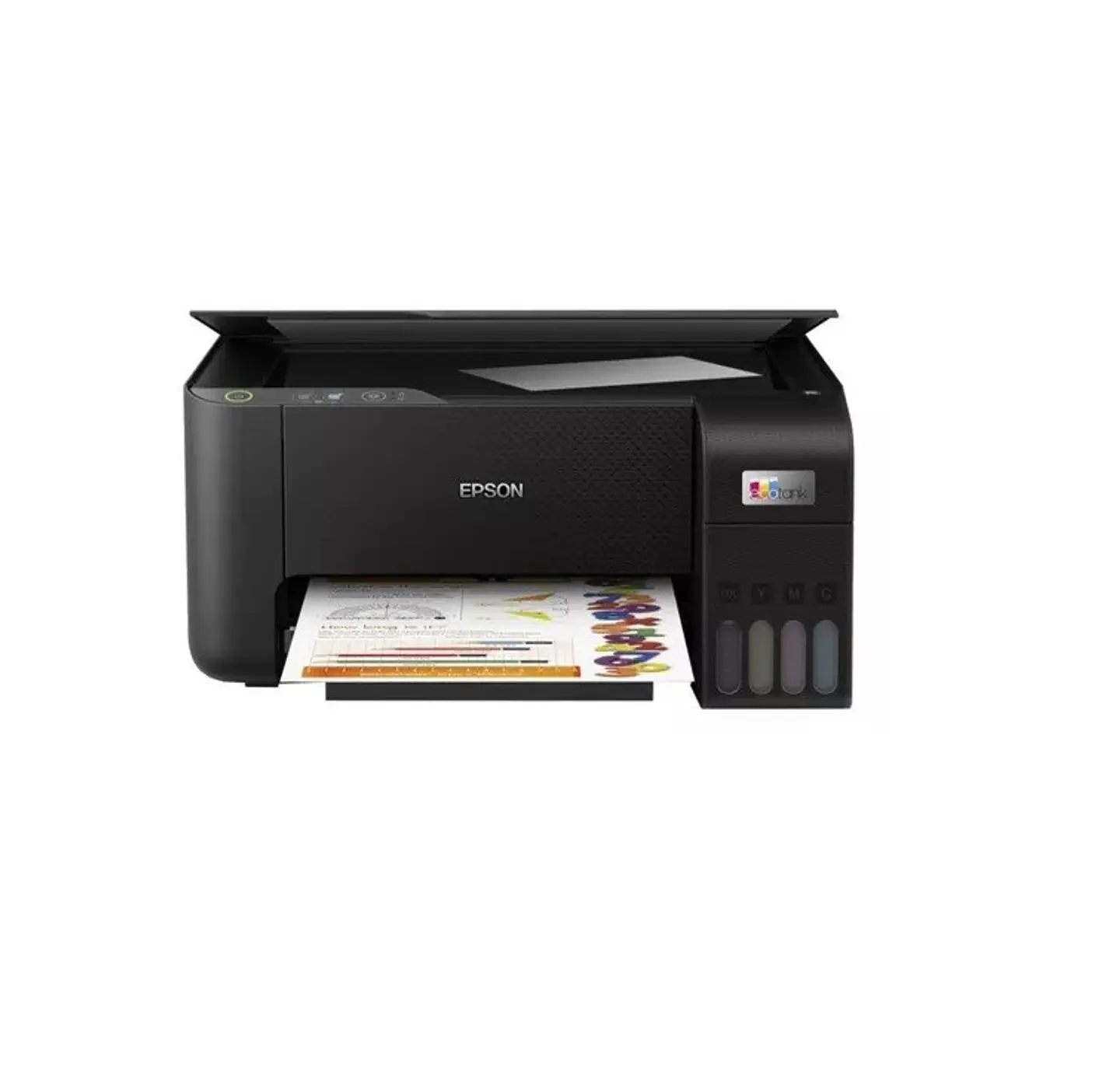 Impresora A Color Multifunción Epson Ecotank L3210 Negra 220v 2