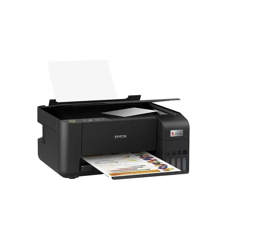 Impresora A Color Multifunción Epson Ecotank L3210 Negra 220v 3