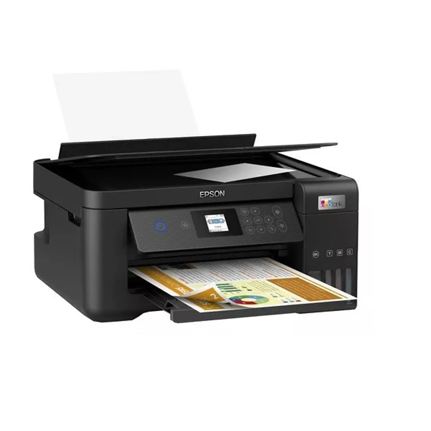 Impresora A Color Multifunción Epson Ecotank L4260 Con Wifi Negra 100v/240v 4