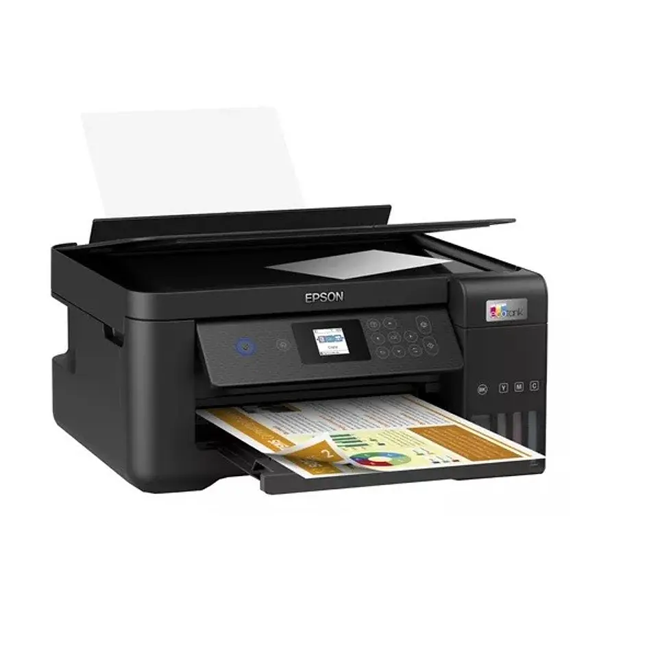 Impresora A Color Multifunción Epson Ecotank L4260 Con Wifi Negra 100v/240v 4
