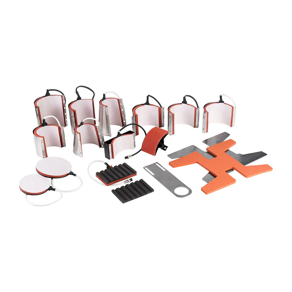 Kit de Sublimacion, Estampadora, Transfer 15 en 1 + Kit Impresora Epson F170 + Hojas + Tintas 3