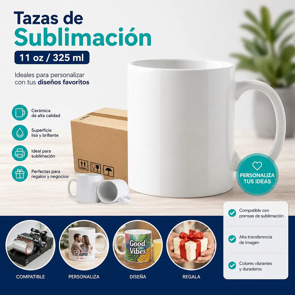 Caja de Tazones 11oz 36 Tazas Triple AAA Premiun 2