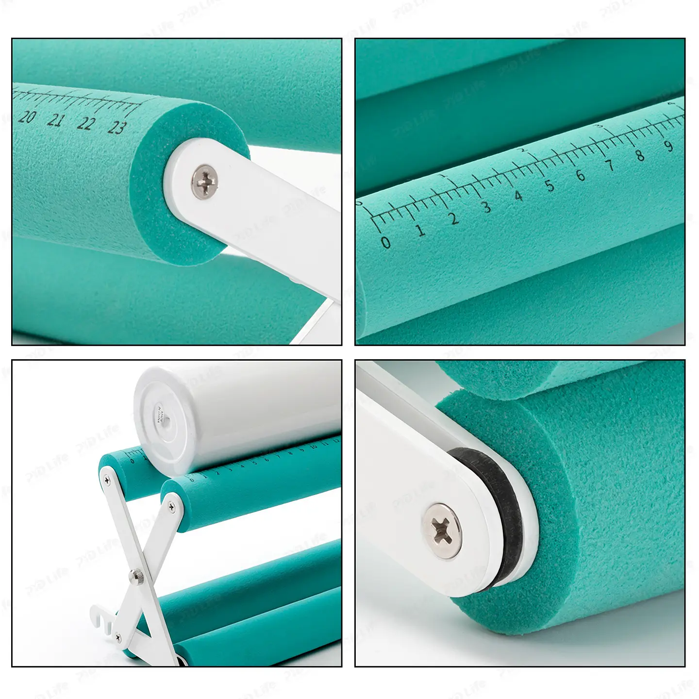 Soporte Ajustable Para Tazas Botellas y Tumblers Turquesa 4