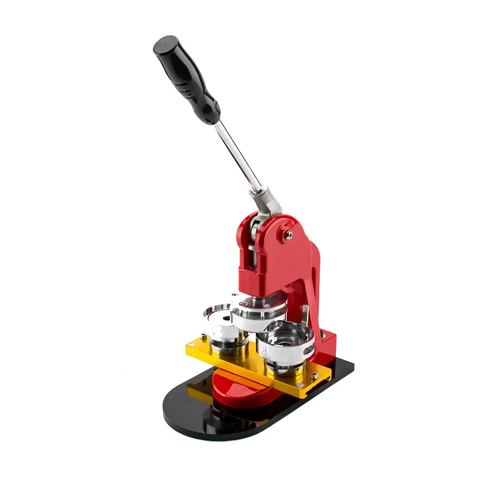 Maquina de Chapitas + Matriz de 58 mm Roja 2