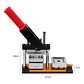 Máquina De Hacer Imanes 5x5 + Cortador + 100 piezas - Miniatura 3