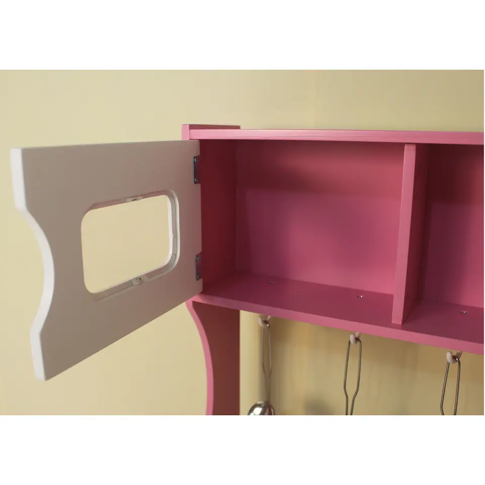 Cocina De Juguete Multifunción + Accesorios 90x60x30Cm Kiddi 5
