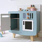 Cocina De Juguete Madera Blanca + Accesorios 63x30x56Cm KIENVY - Miniatura 3