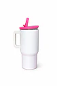 Mug Tumbler Metálico Para Sublimación 20oz con Tapa Fucsia - Miniatura 2
