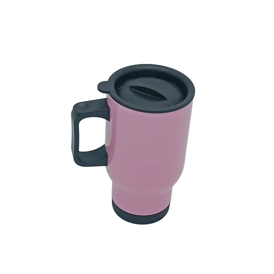 Mug Tumbler Metálico Para Sublimación 14Oz con Tapa Turquesa 2