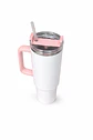 Tazón Térmico Tumbler 40oz Inoxidable Frio Y Calor Asa Rosa - Miniatura 5