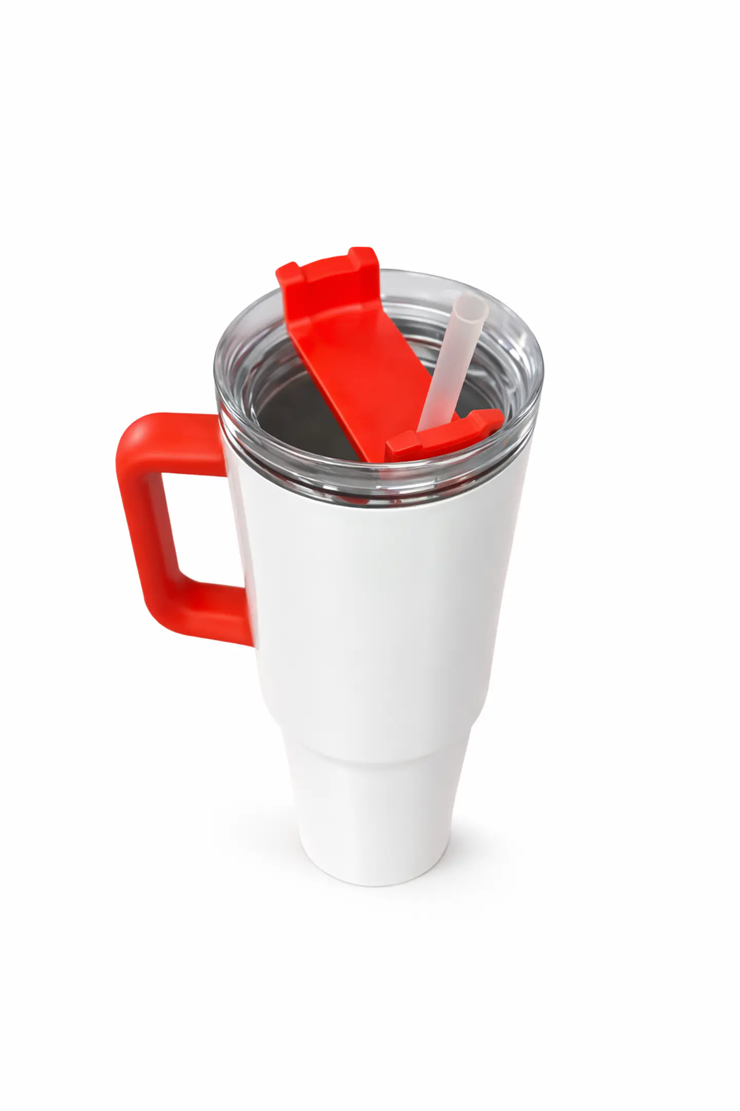 Tazón Térmico Tumbler 40oz Inoxidable Frio Y Calor Asa Roja 2