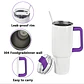 Tazón Térmico Tumbler 40oz Inoxidable Frio Y Calor Asa Negra - Miniatura 3