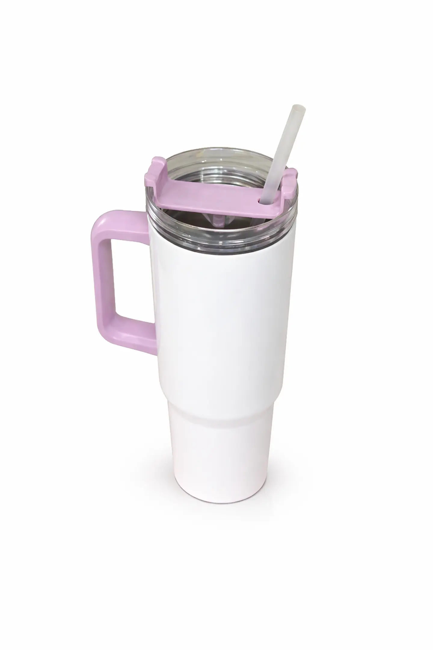 Tazón Térmico Tumbler 40oz Inoxidable Frio Y Calor Asa Lila 2