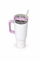 Tazón Térmico Tumbler 40oz Inoxidable Frio Y Calor Asa Lila - Miniatura 2