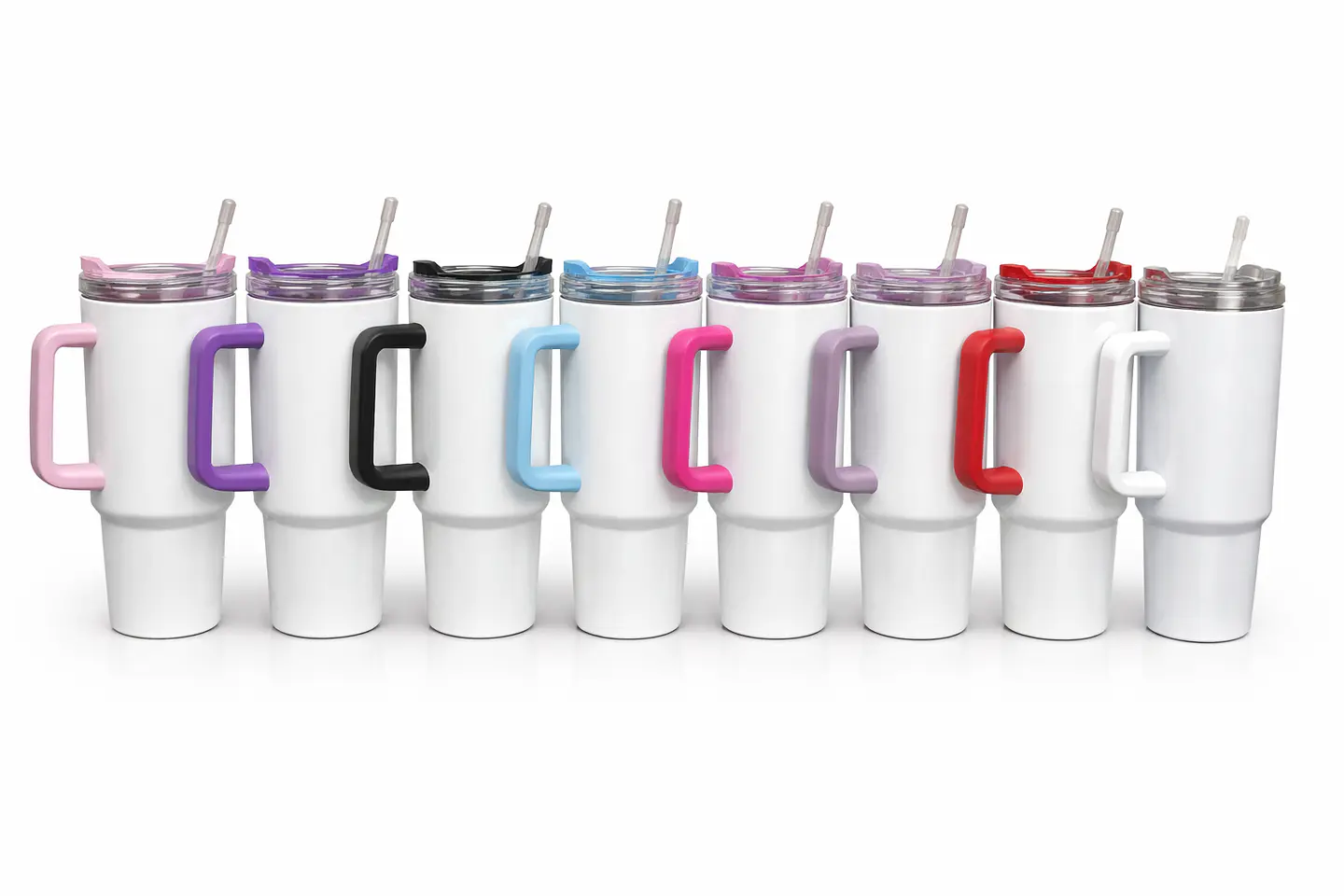 Tazón Térmico Tumbler 40oz Inoxidable Frio Y Calor Asa Lila 6