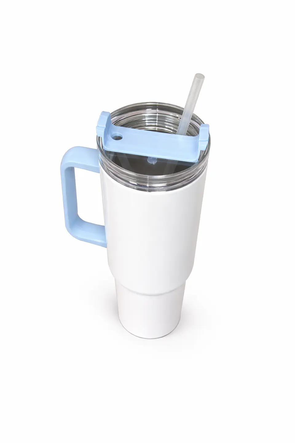 Tazón Térmico Tumbler 40oz Inoxidable Frio Y Calor Asa Azul 2