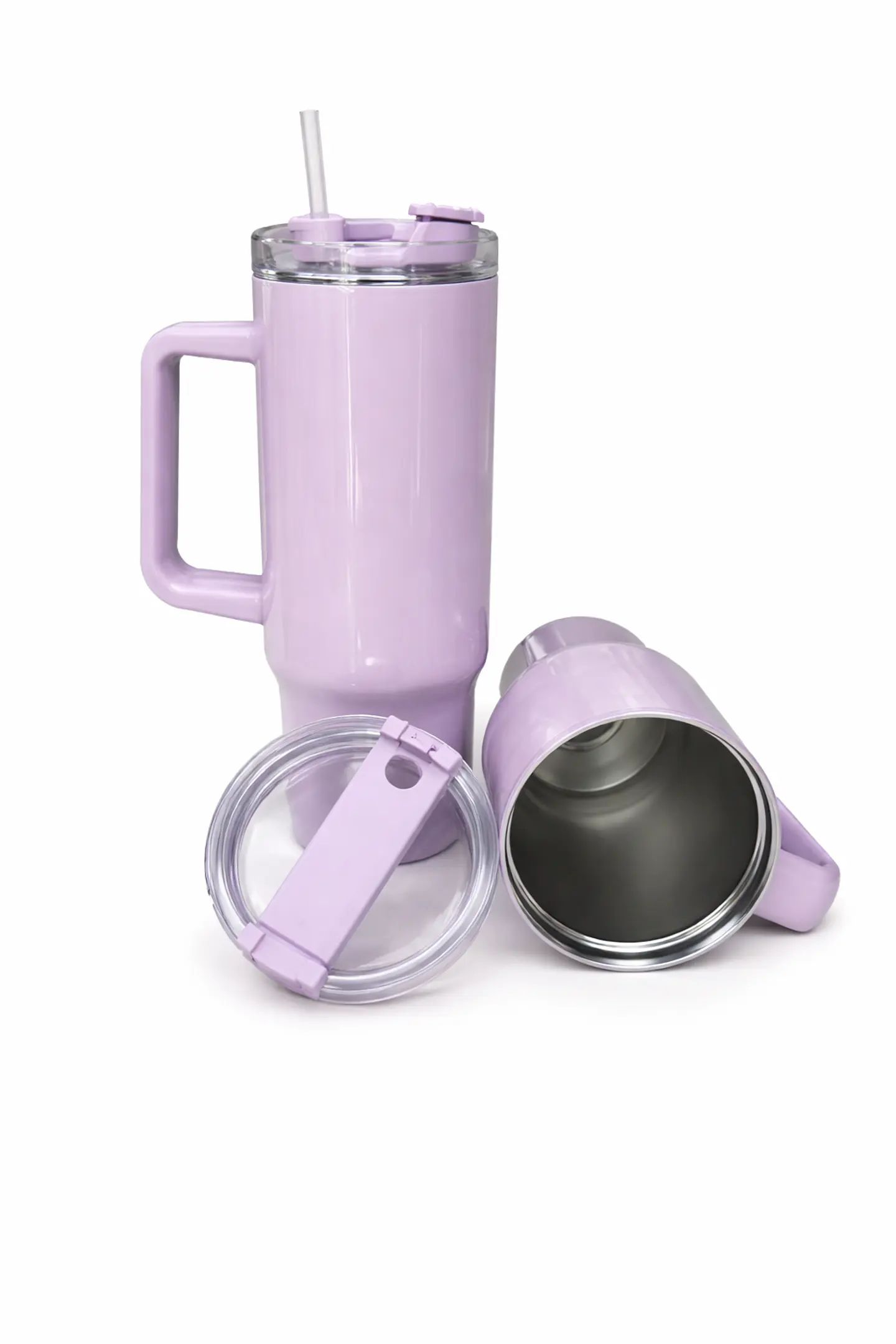 Tazón Térmico Tumbler 40oz Inoxidable Frio Y Calor Entero Violeta 3