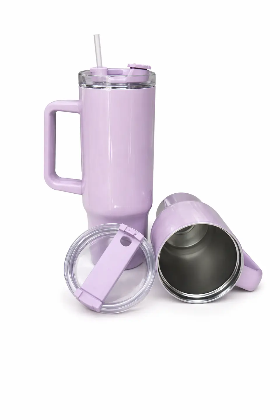 Tazón Térmico Tumbler 40oz Inoxidable Frio Y Calor Entero Violeta 3