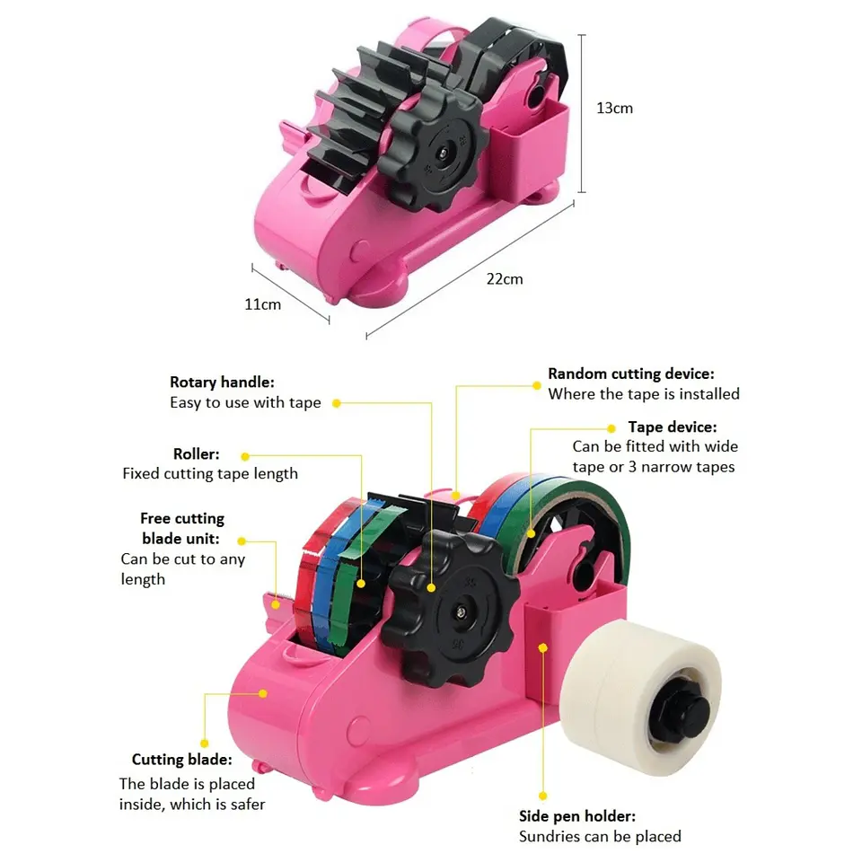 Dispensador De Cinta Térmica Cinta De Transferencia Térmica Rosa 2