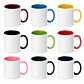 Taza de Cerámica Borde e Interior Azul Claro 11oz - Miniatura 2