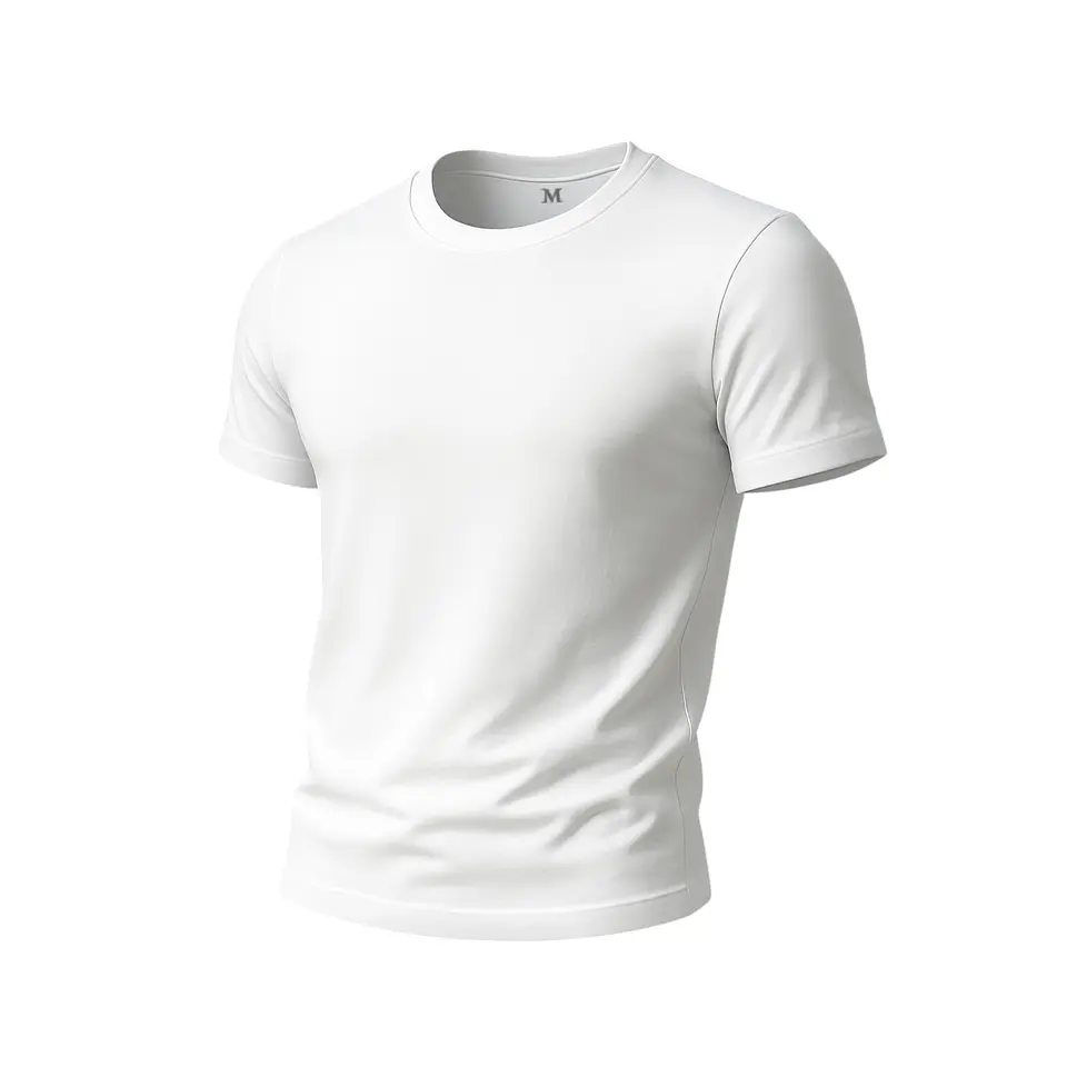 Polera Color Blanco de Sublimación Para Caballeros 3XL 3