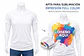Poleras de Color Blanco de Sublimacion Para Caballeros XL - Miniatura 3