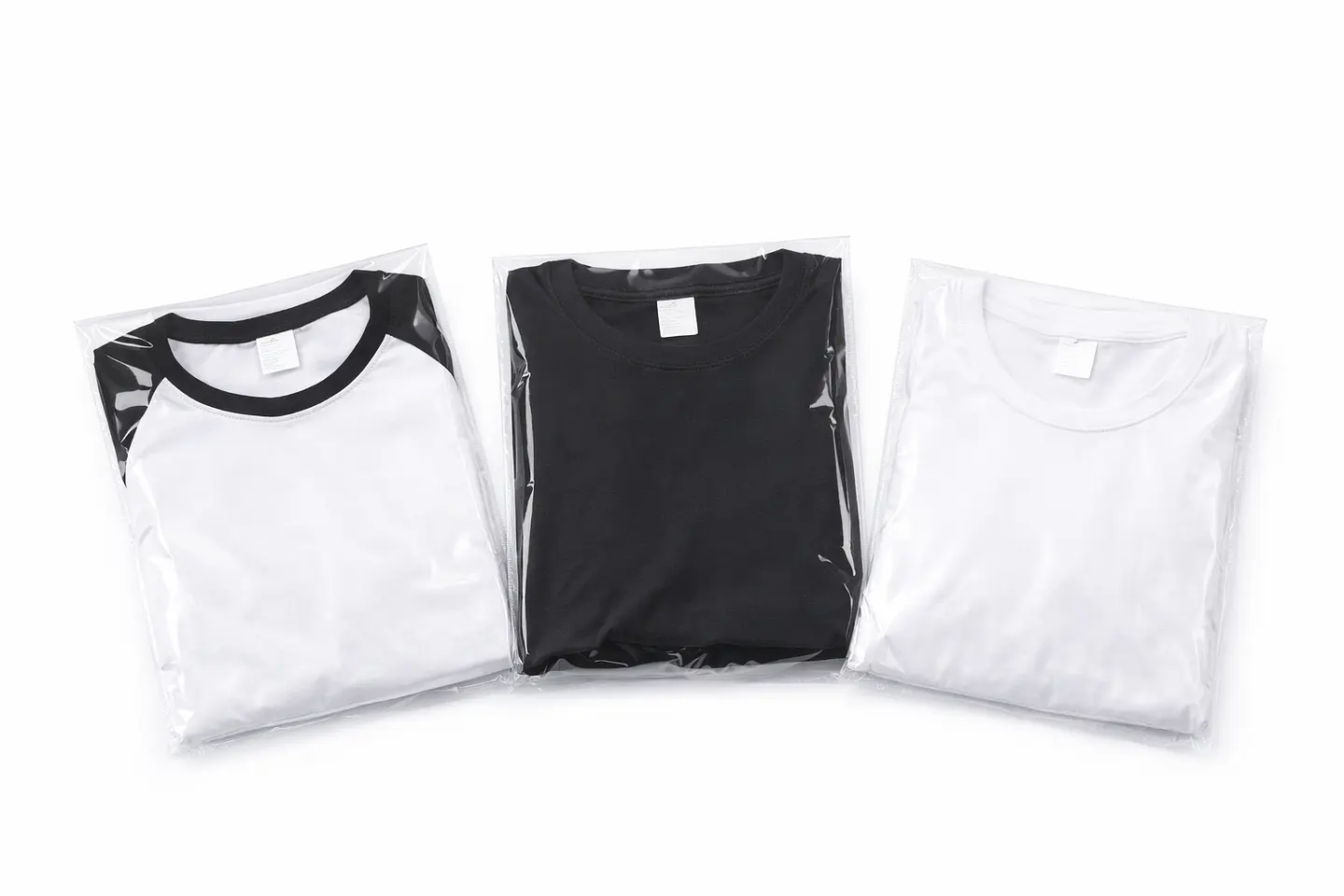 Polera Color Negro Para Sublimación L y XXL 2