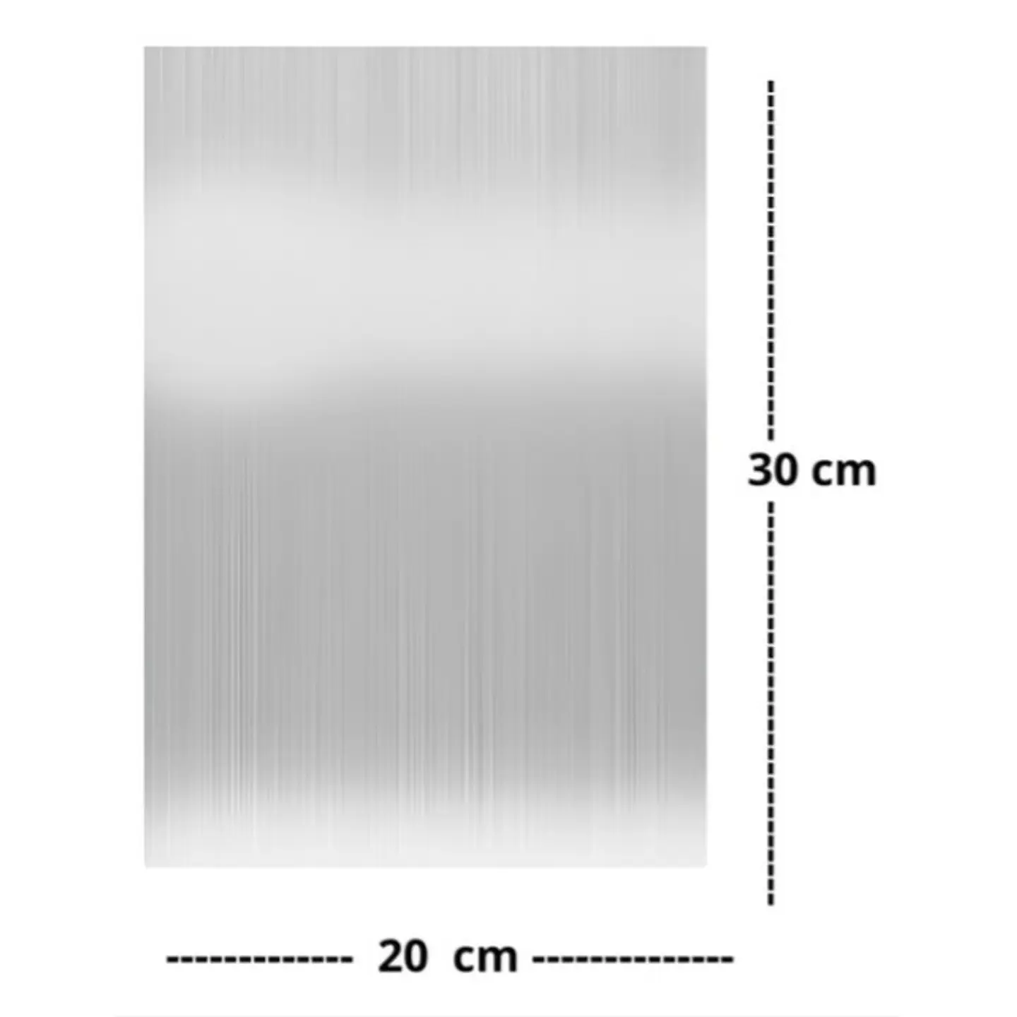 Pack de 25 Laminas Placa De Aluminio Glossy Para Sublimar Hojas 20x30 Cm 3