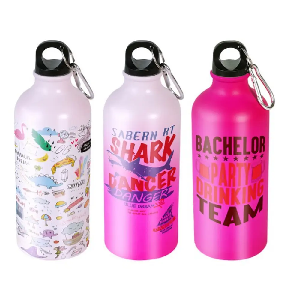 Pack de 10 Botellas Mágicas para Sublimación de Aluminio Rosa / 600ml 2