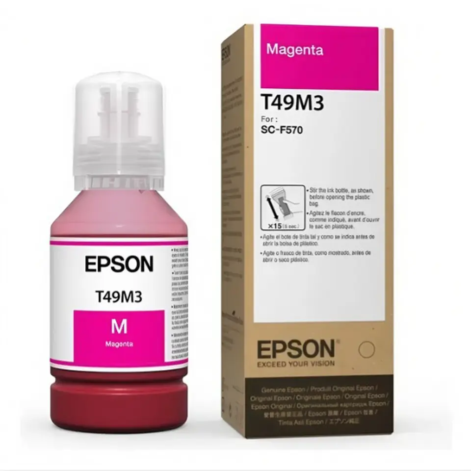 Pack de Tintas de Sublimación Ultrachrome Ds Botella 140 ML 5