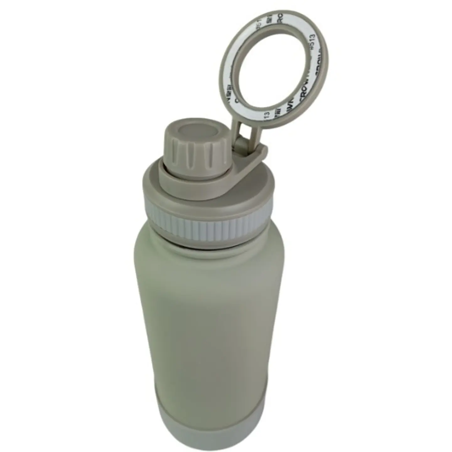 Botella Verde de Agua de Acero Inoxidable de 650 ml con Soporte Magnético para Teléfono 3