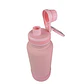 Botella de Agua de Acero Inoxidable de 650 ml Rosada con Soporte Magnético para Teléfono - Miniatura 3