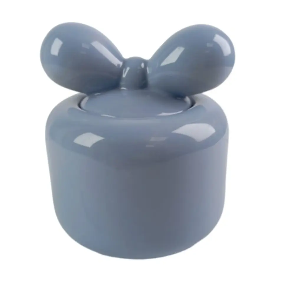 Azucarera Azul de Porcelana con Tapa 400Ml 2