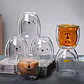 Taza De Cristal Doble Pared Con Estampado 300ml T-00052 - Miniatura 4