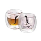 Vaso de Vidrio 300ml con Forma de Gato Doble Pared - Miniatura 2