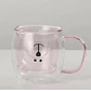 Taza De Cristal Doble Pared Con Estampado 300ml T-00035 - Miniatura 4